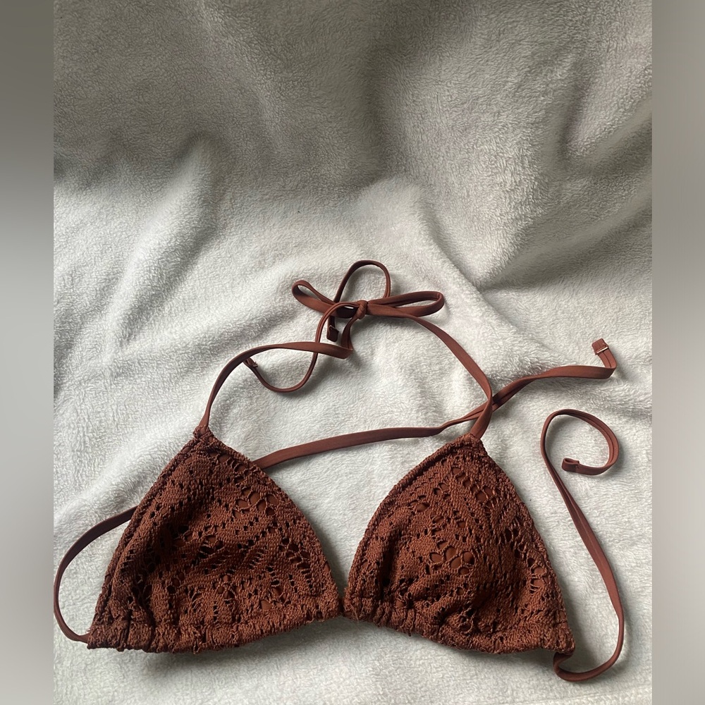 Crochet bikini top